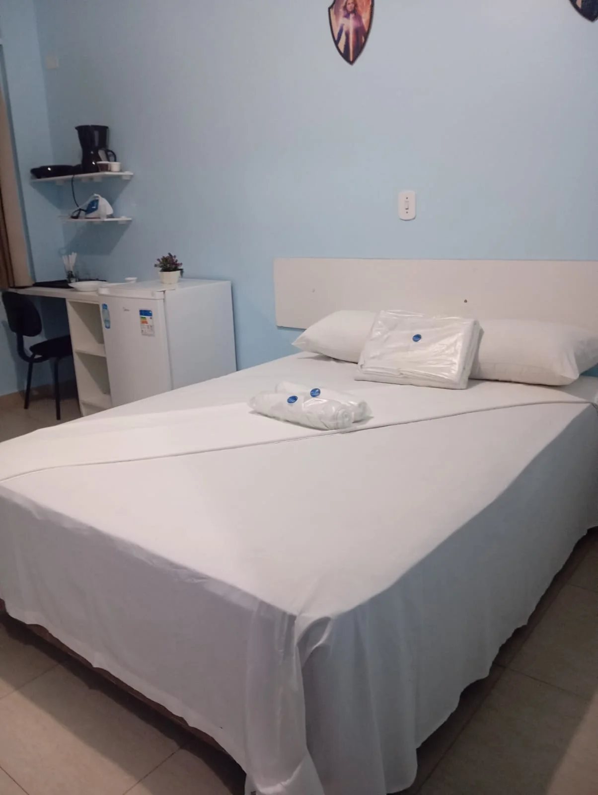 Cama de casal da Suíte 51